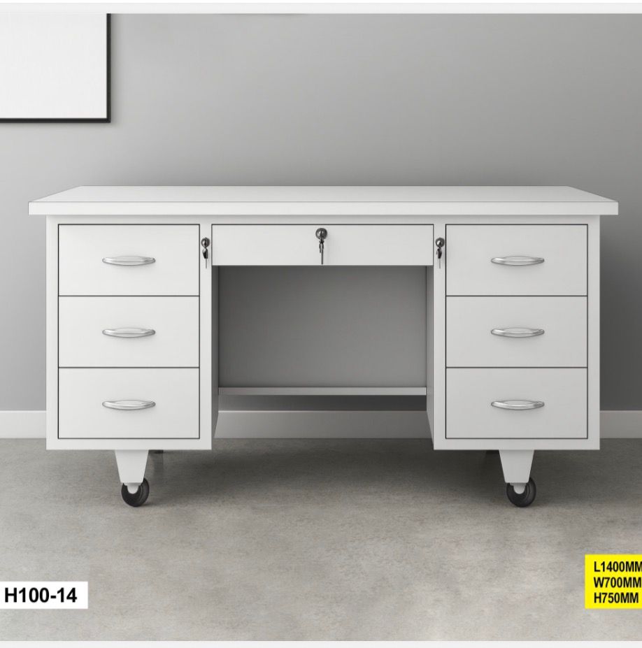 5PRIX = 100.000 F TABLE BUREAU H100-14 – Image 1