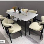 TABLE A MANGER T2306(1+6) BEIGE