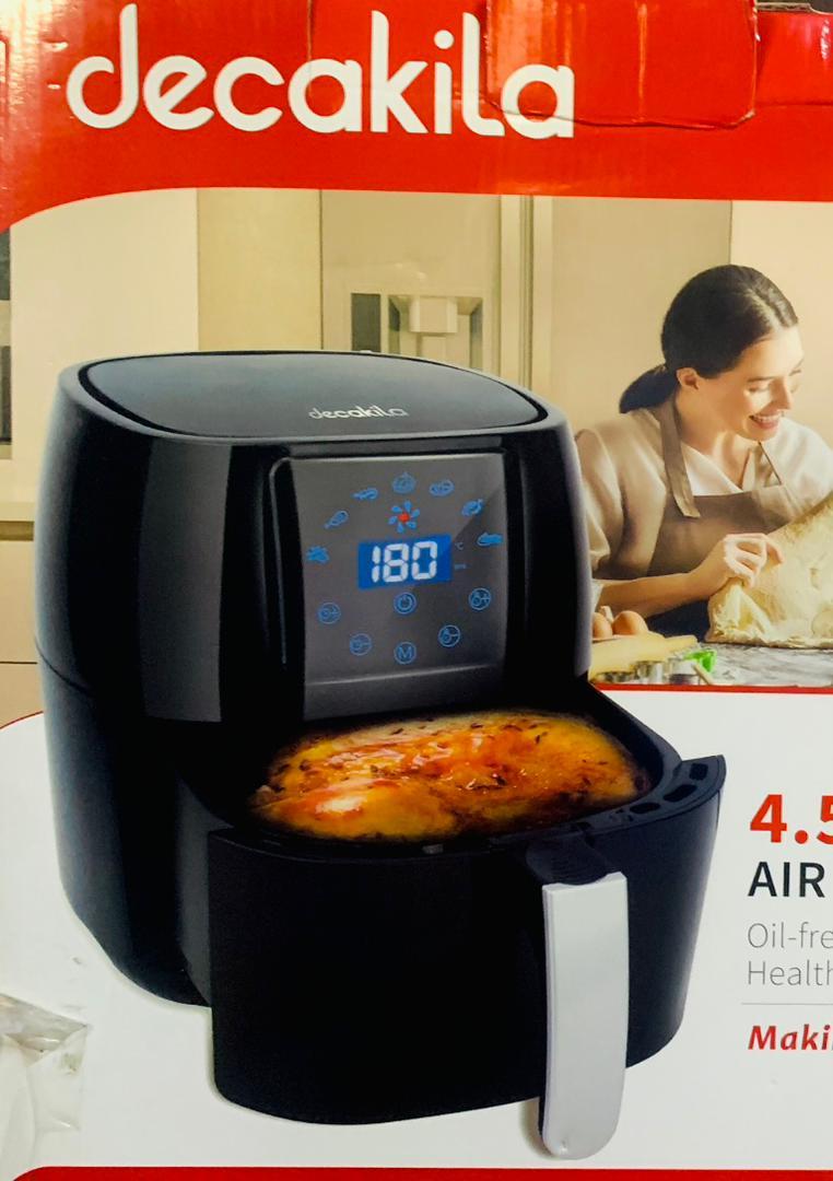 WhatsApp Image 2026-01-24 at 19.43.36 AIR FRYER DECAKILA A AIR DIGITALE 2PIECES 4,5L NOIR KEEC029B – Image 1