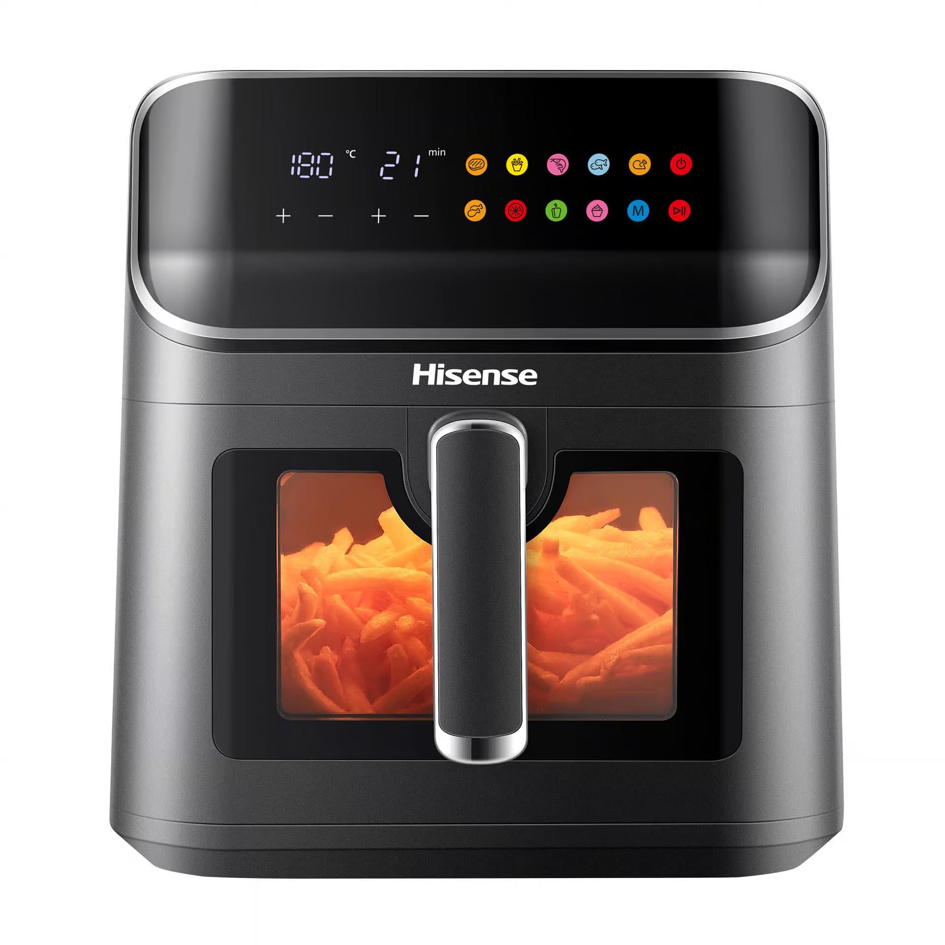 WhatsApp Image 2026-01-24 at 19.44.21 (1) AIR FRYER HISENSE 6,7L FENETRE VIDIBLE NOIR H06AFBS2S3 – Image 1
