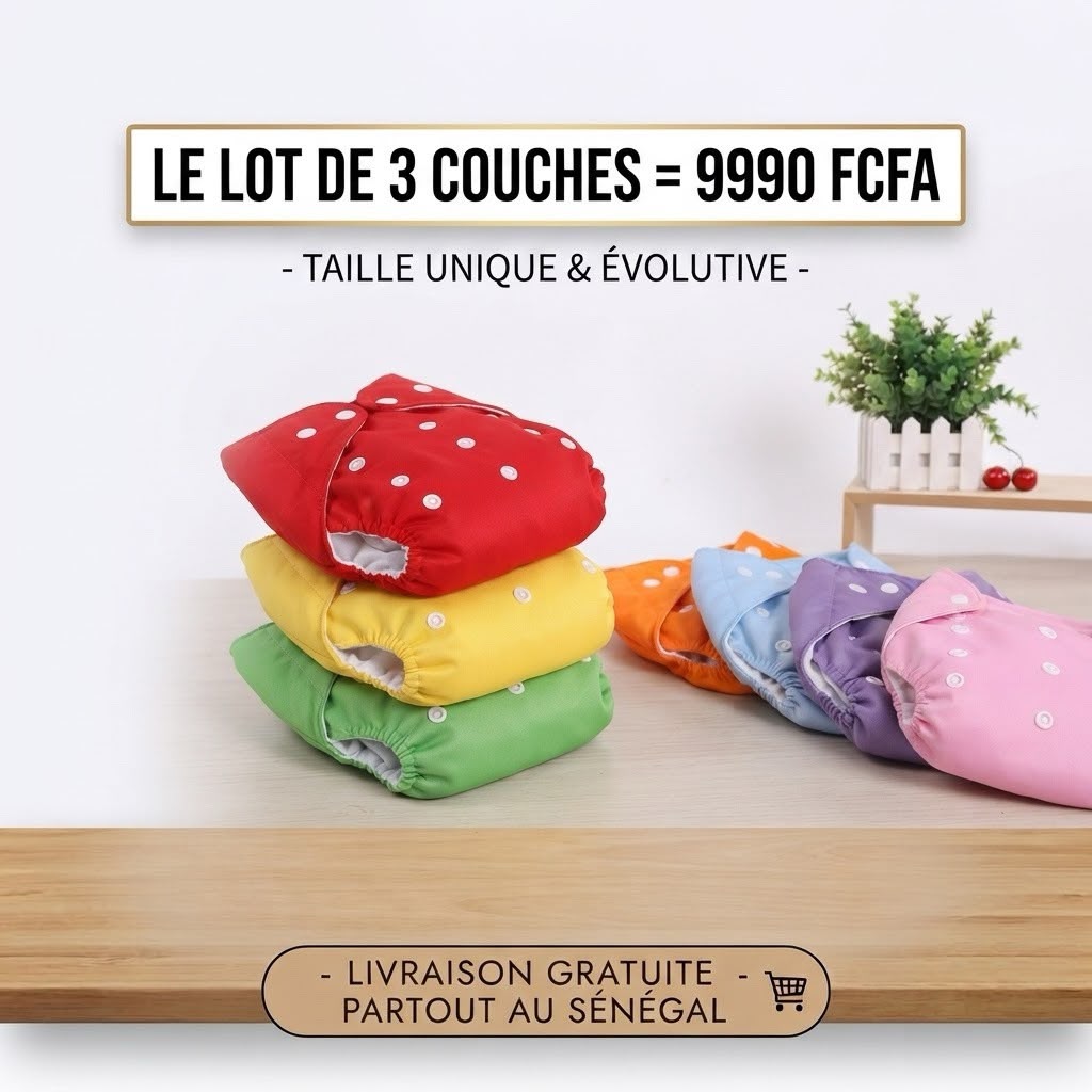IMAGE DU PRODUIT COUCHE BEBE LAVABLE – Image 1